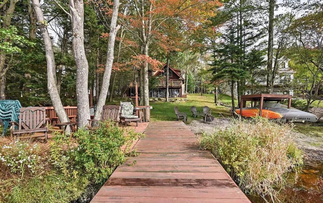 Lakefront Cabin Pvt Beach And Dock - Sunset Marina Arrowhead Lake Buitenkant foto