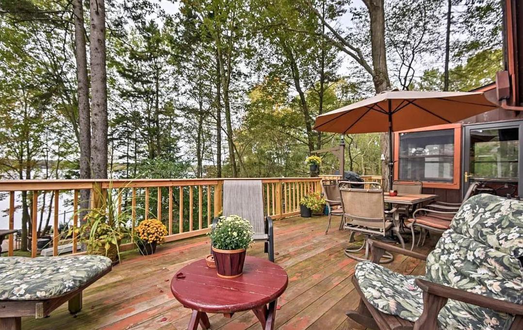 Lakefront Cabin Pvt Beach And Dock - Sunset Marina Arrowhead Lake Buitenkant foto